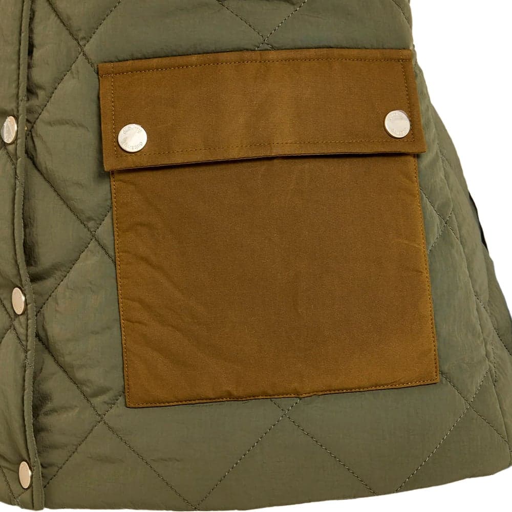 Clashmore Women's Quilted Gilet Kelp, view: 3