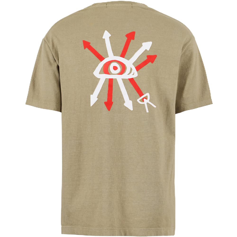 California Cotton Tee Arrow Eye Warm Grey, view: 1