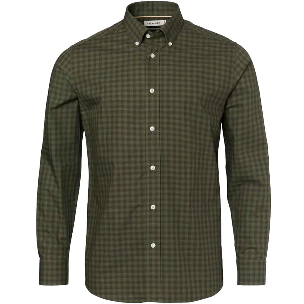 Betley Regular Fit Shirt Men Glade Green Checked, view: 0