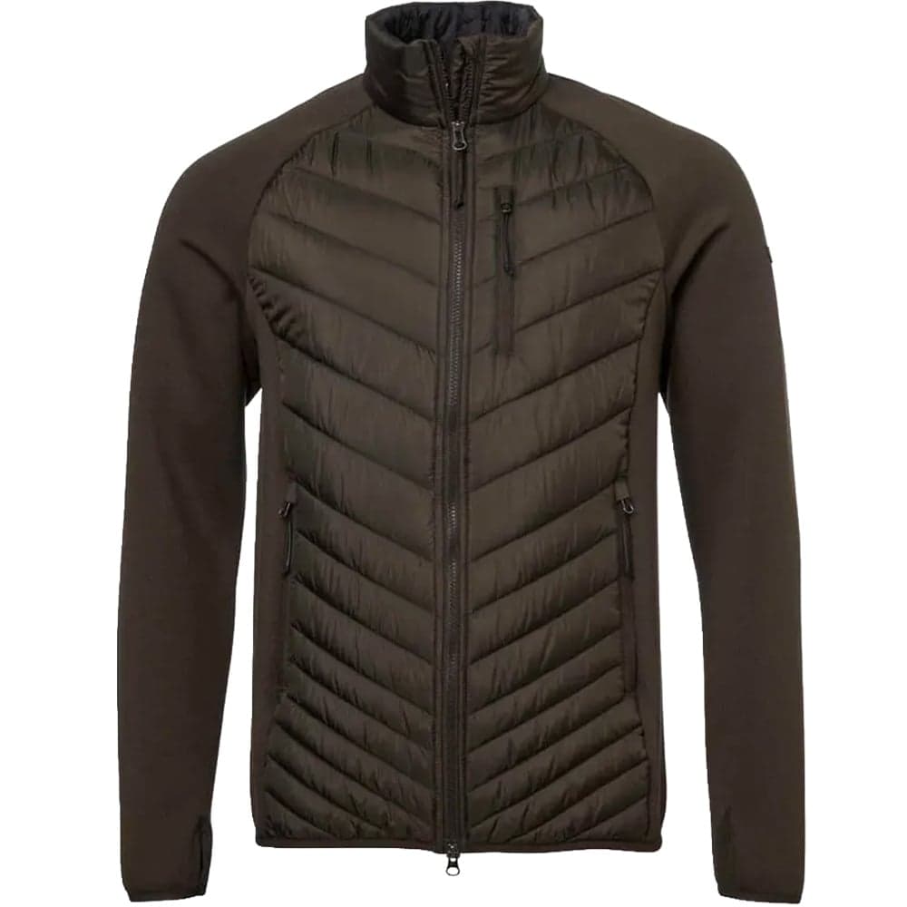 Hunter Hybrid Jacket Men Leather Brown, view: 0
