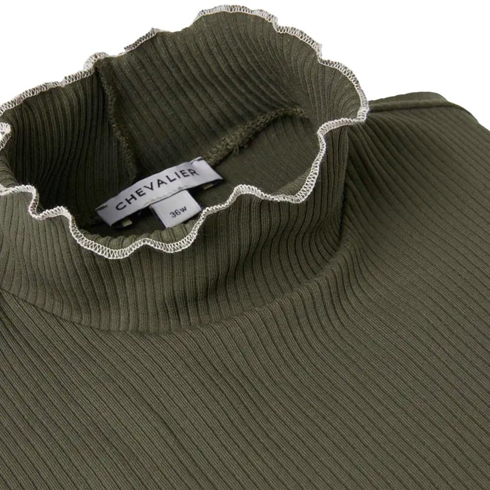 Kelly Longsleeve Top Women Rifle Green, view: 1