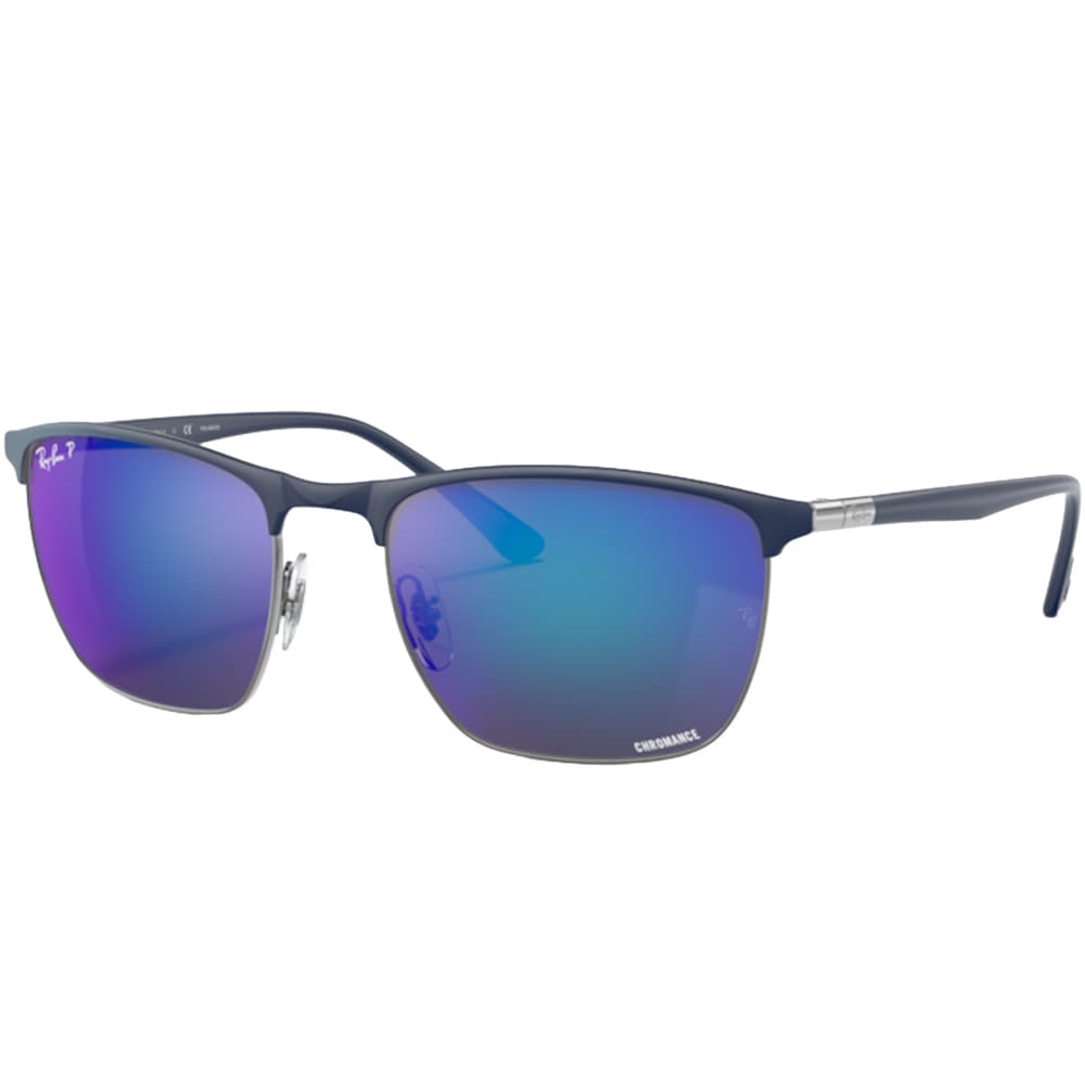 0Rb3686 Blue On Gunmetal Polar Mirror Blue, view: 0