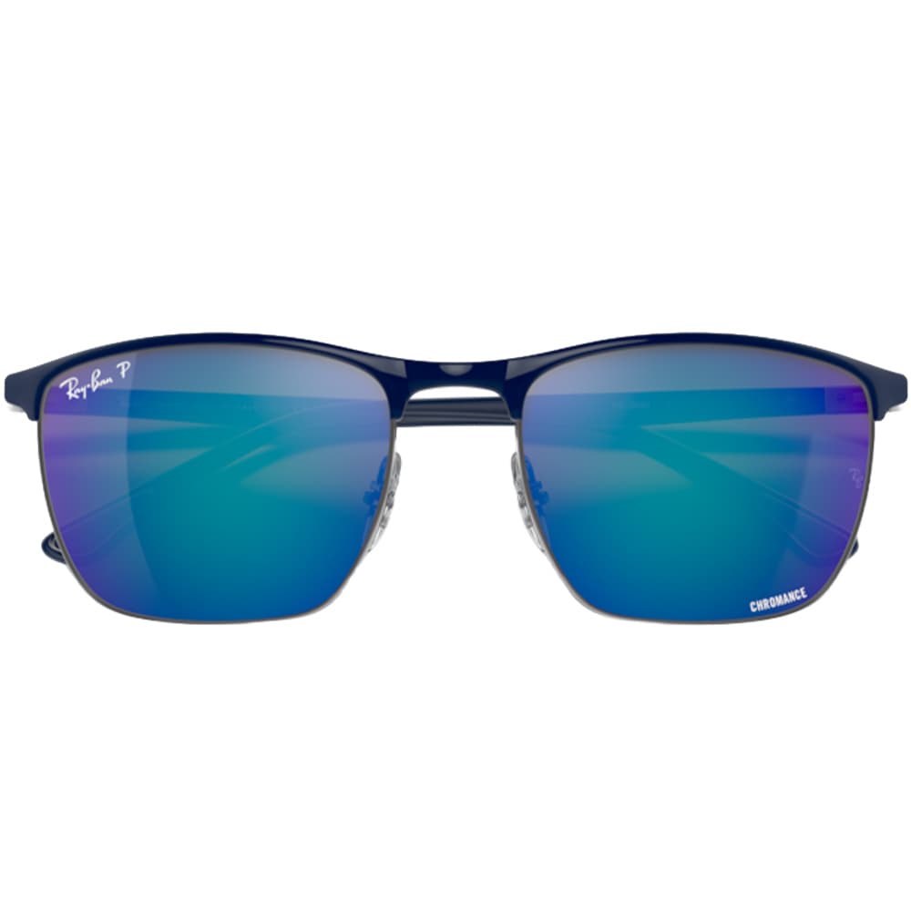 0Rb3686 Blue On Gunmetal Polar Mirror Blue, view: 4
