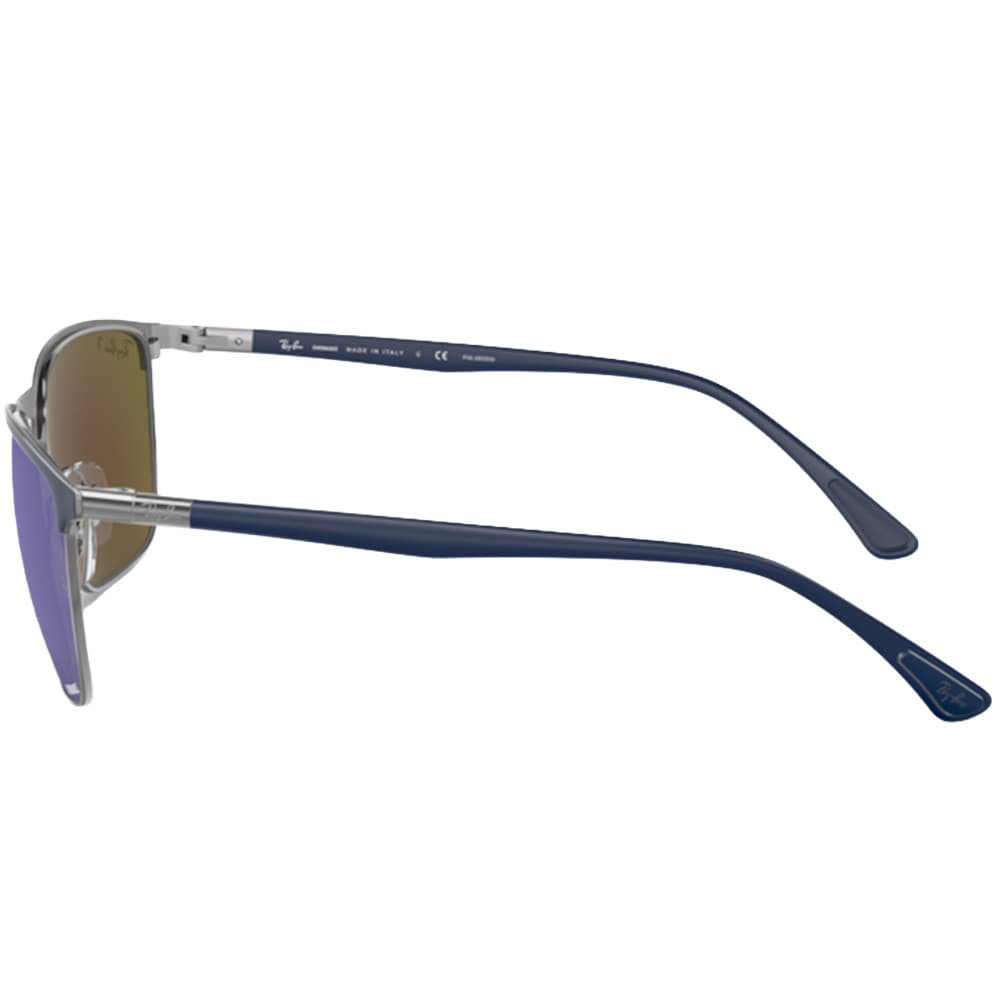 0Rb3686 Blue On Gunmetal Polar Mirror Blue, view: 2