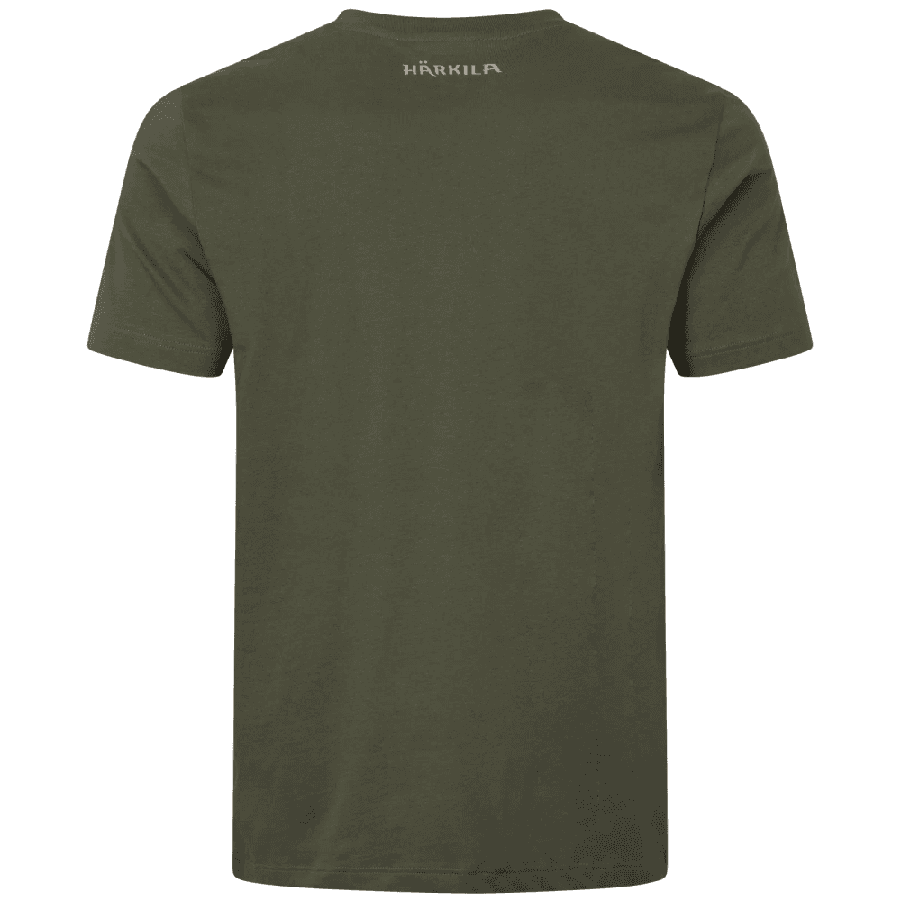 Wildboar Kortermet T-skjorte Med Villsvinlogo Forest Night, view: 1