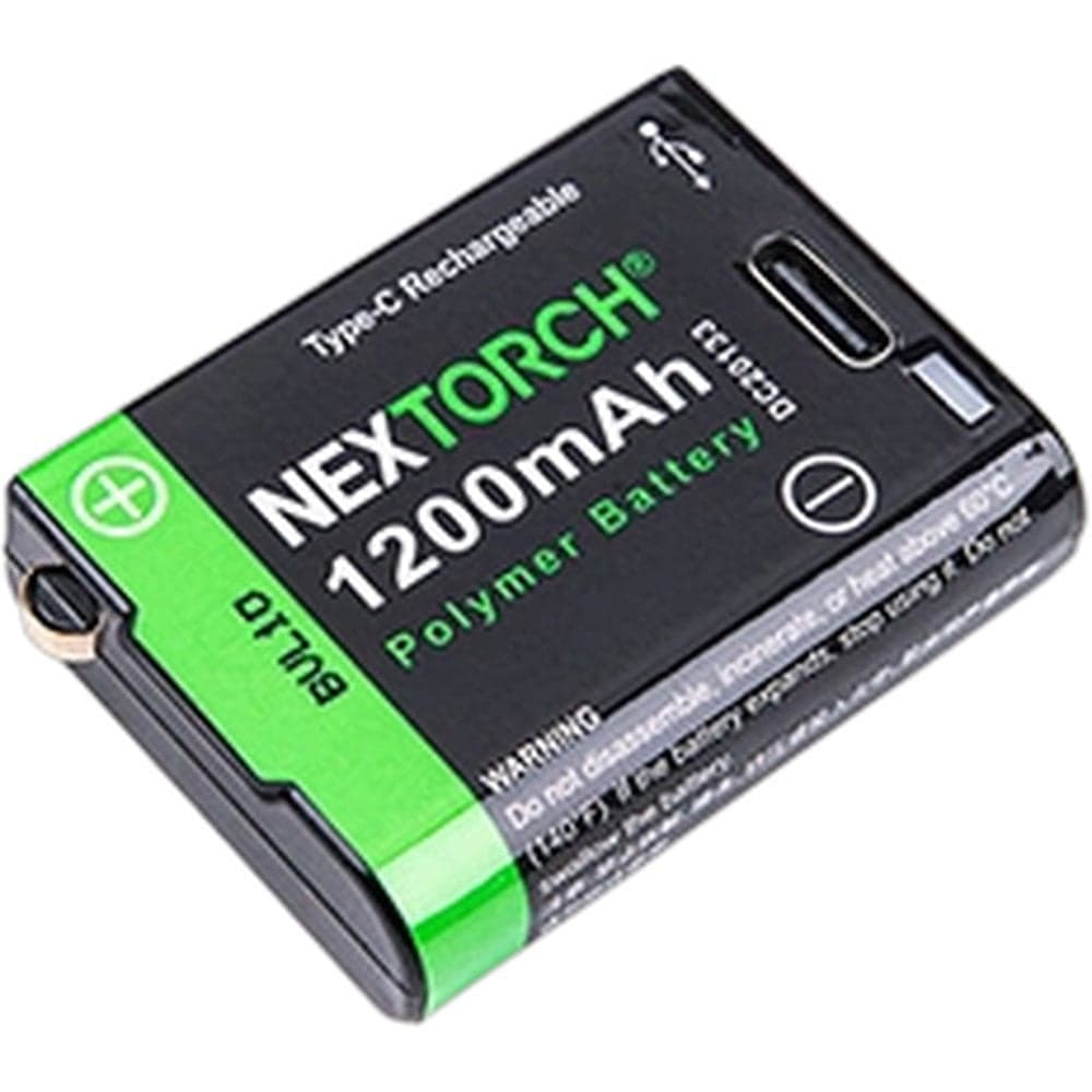 Estar Hodelykt Svart, 1300 lm Oppladbart Batteri, view: 4