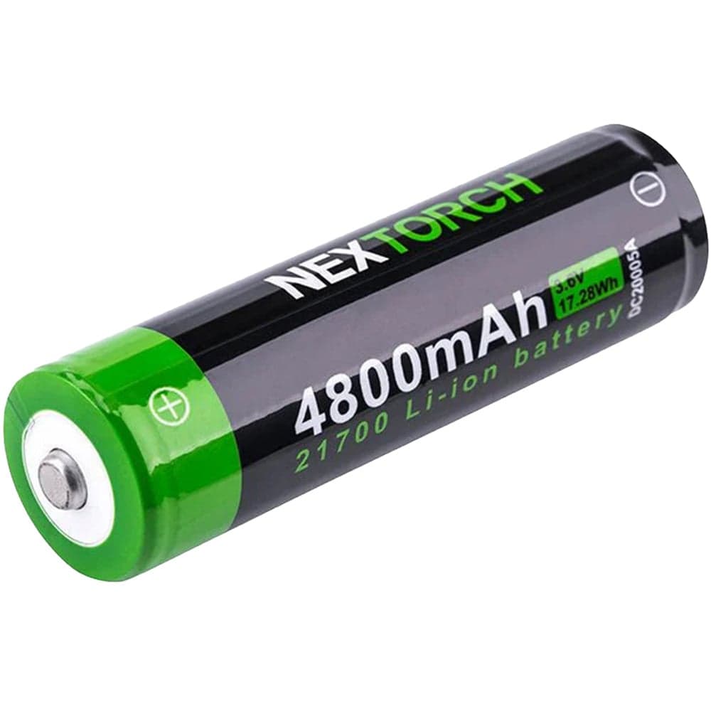 Oppladbart batteri 21700, 4800 mAh, innebygd USB‑C‑ladeport, view: 0