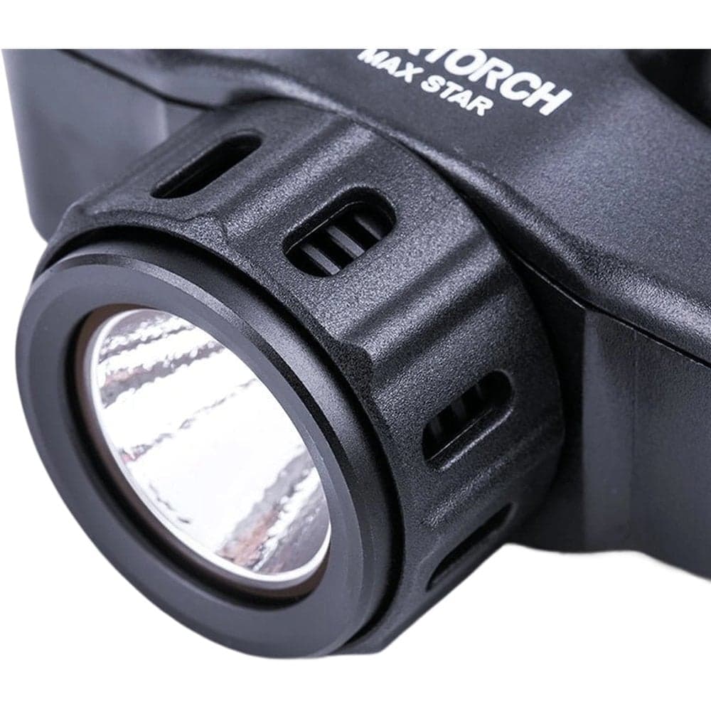 Maxstar hodelykt 1200 lm med innebygd oppladbart batteri, view: 3
