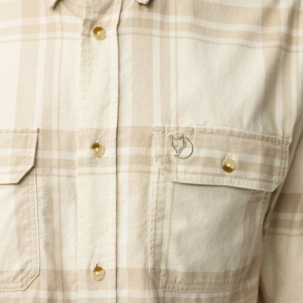 Övik Lite Flannel Shirt M Dark Navy, view: 4