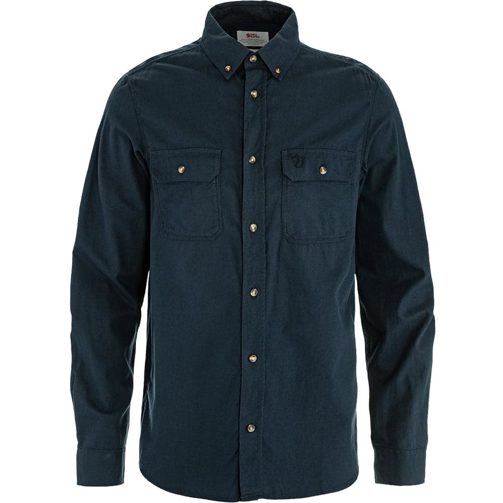 Övik Lite Flannel Shirt M Dark Navy, view: 0