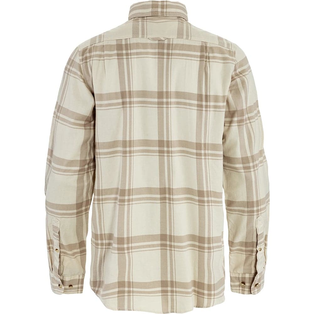 Övik Lite Flannel Shirt M Chalk White-Fossil, view: 1