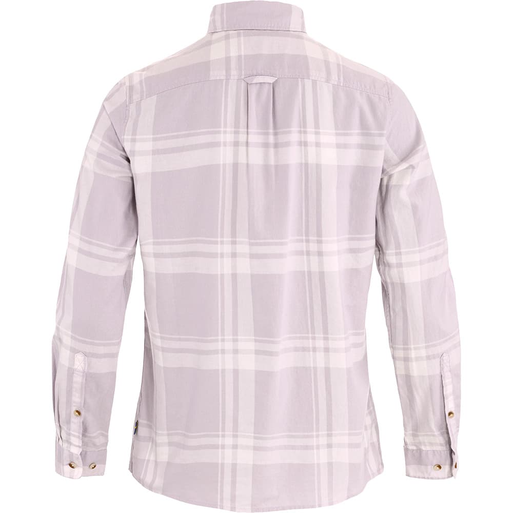 Övik Lite Flannel Shirt W Lavender Mist-Eggshell, view: 1