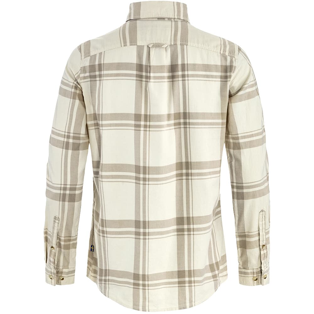 Övik Lite Flannel Shirt W Chalk White-Fossil, view: 1