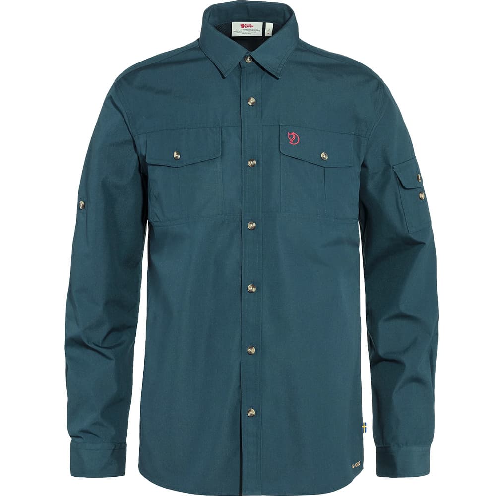Singi Trekking Shirt Ls M Mountain Blue, view: 0