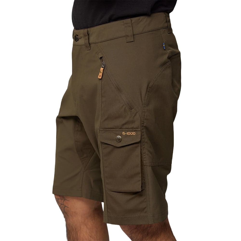 Abisko Shorts M Dark Olive, view: 5