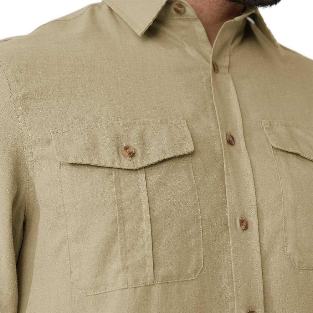 Övik Travel Shirt Ls M Green, view: 5