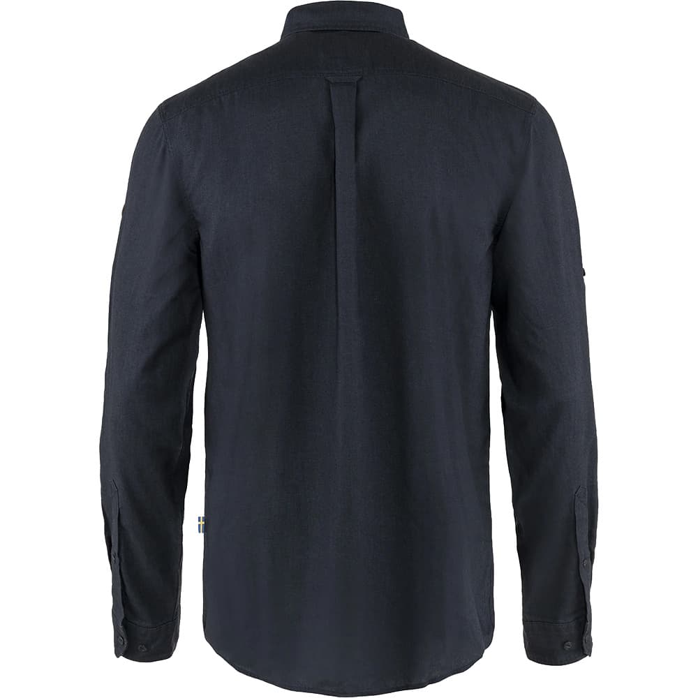 Övik Travel Shirt Ls M Dark Navy, view: 1