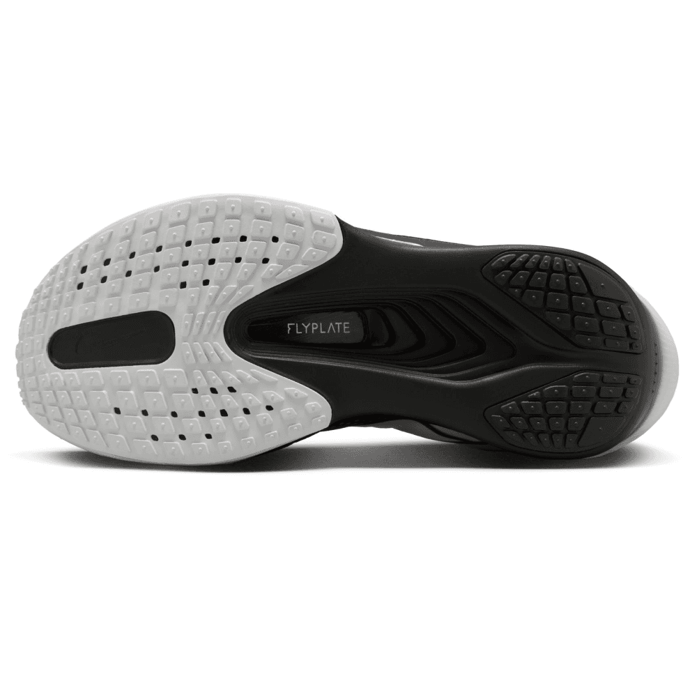 W's Zoom Fly 6 Road Racing Shoes White/Black-Smoke Grey-Metallic Silver, view: 3
