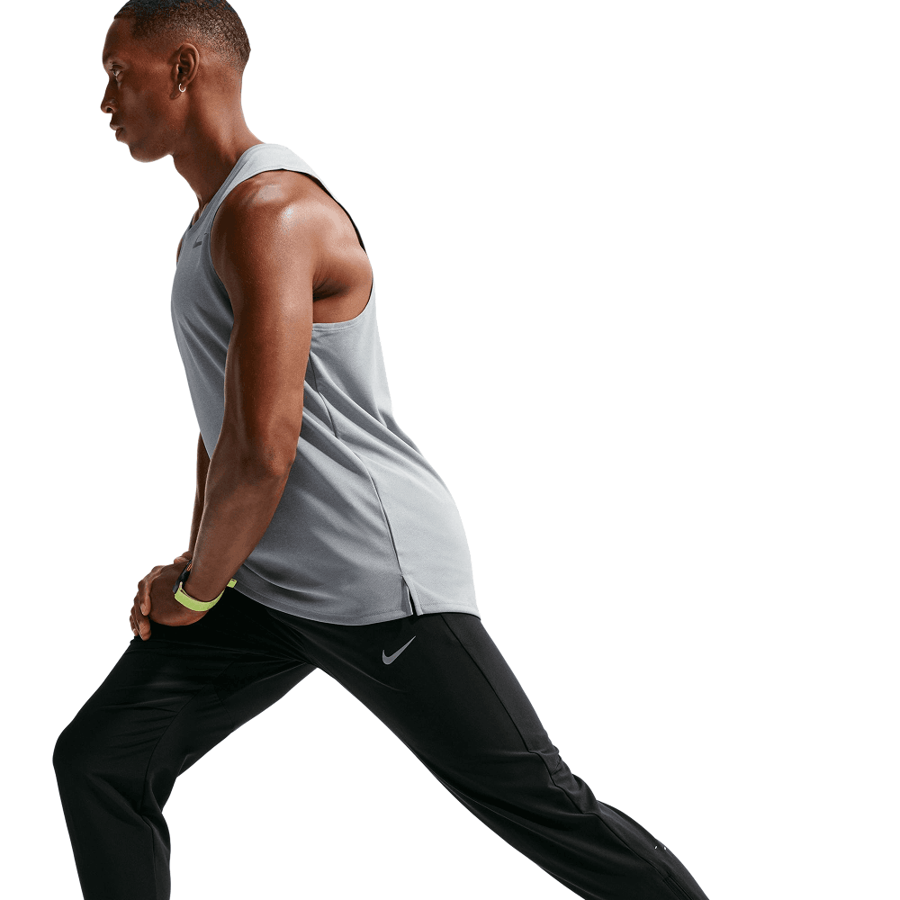 M's Stride Dri-Fit Woven Running Pants Black/Reflective Silv, view: 4