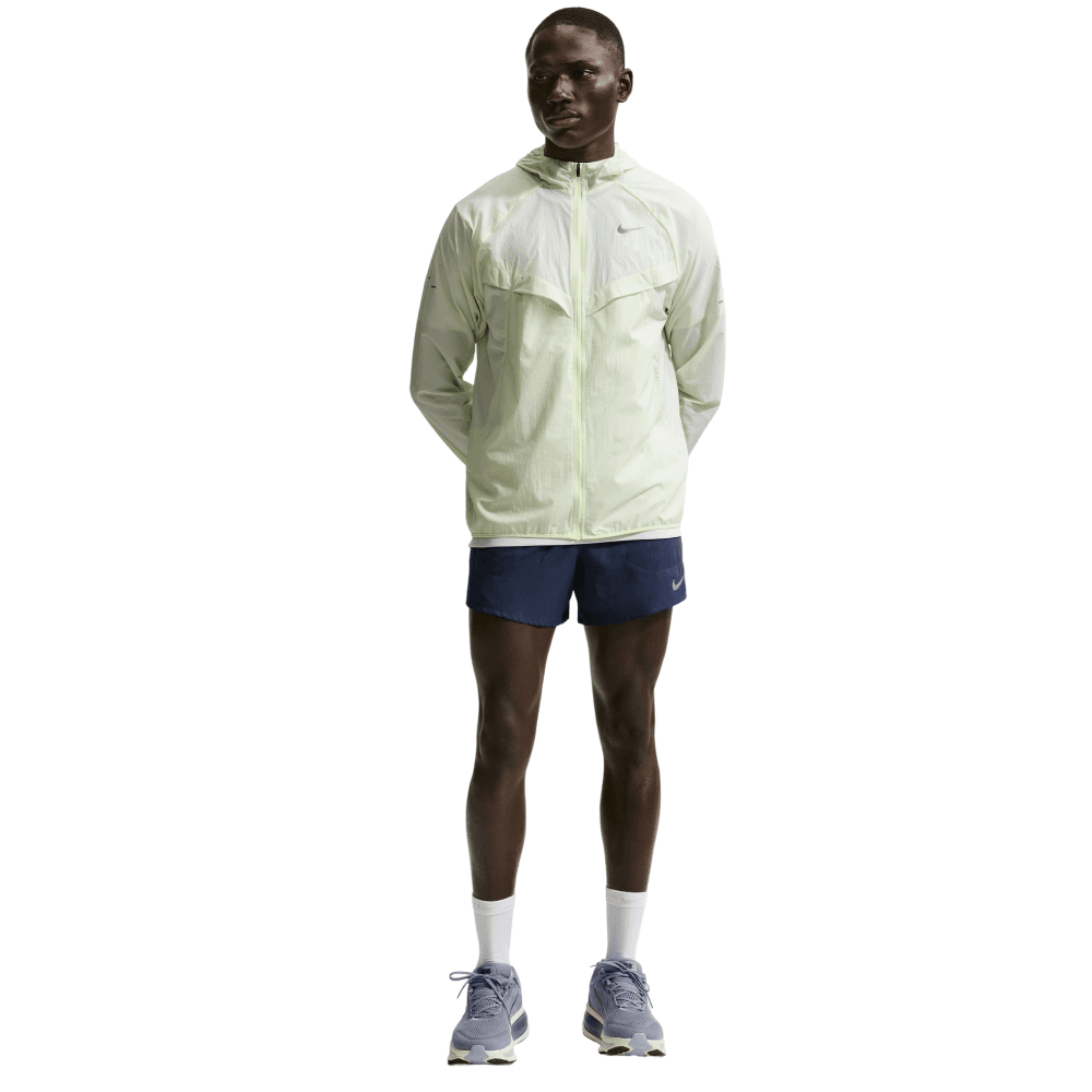 M's Stride Dri-Fit 5" Brief-Lined Running Shorts Midnight Navy/Reflective Silv, view: 0