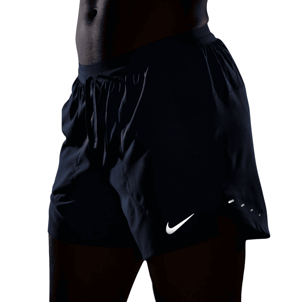M's Stride Dri-Fit 5" Brief-Lined Running Shorts Midnight Navy/Reflective Silv, view: 5
