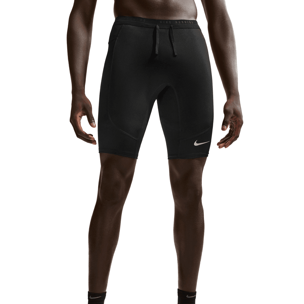 M's Stride Dri-Fit 1/2-Length Running Tights Black/Reflective Silv, view: 3
