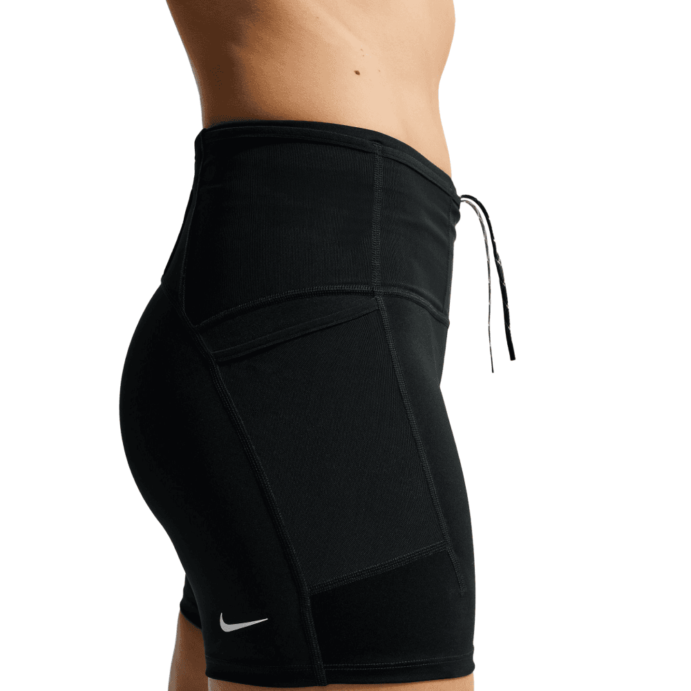 W's Acg Dri-Fit High-Waisted 4" Trail Running Shorts Black/Summit White, view: 3