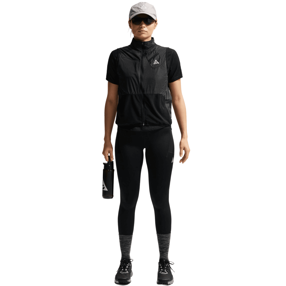 W's Acg Dri-Fit High-Waisted 7/8 Trail Running Leggings Black/Summit White, view: 0
