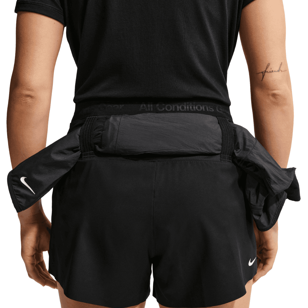 W's Acg Dri-Fit Mid-Rise Brief-Lined Trail Running Shorts Black/Black/Summit White, view: 4