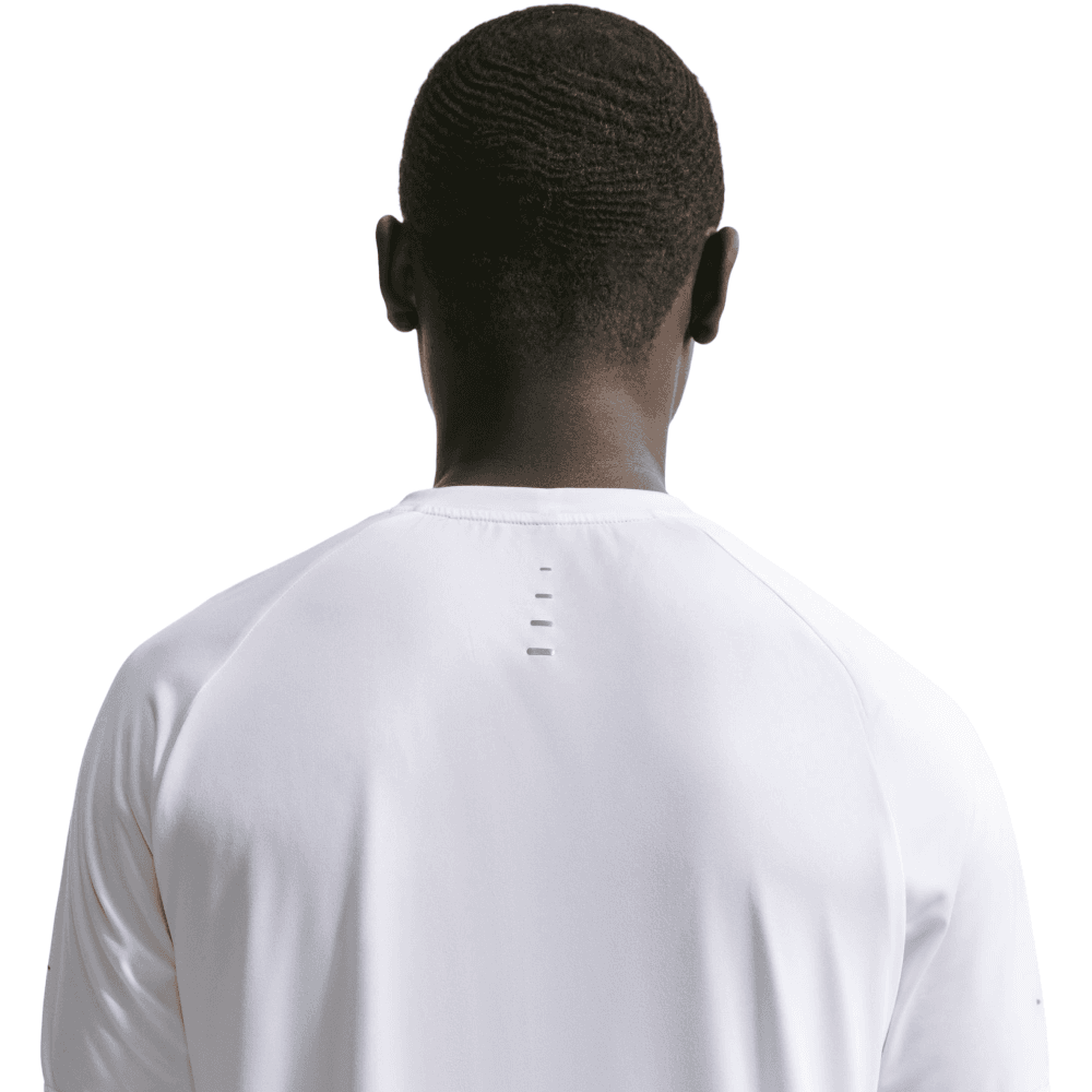 M's Stride Dri-Fit Adv Short-Sleeve Running Top White/Reflective Silv, view: 2