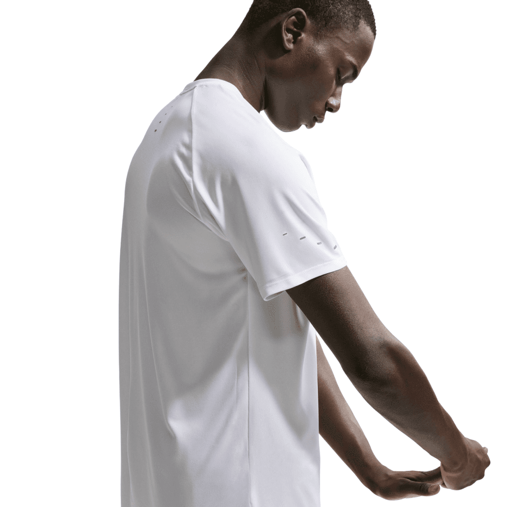 M's Stride Dri-Fit Adv Short-Sleeve Running Top White/Reflective Silv, view: 1