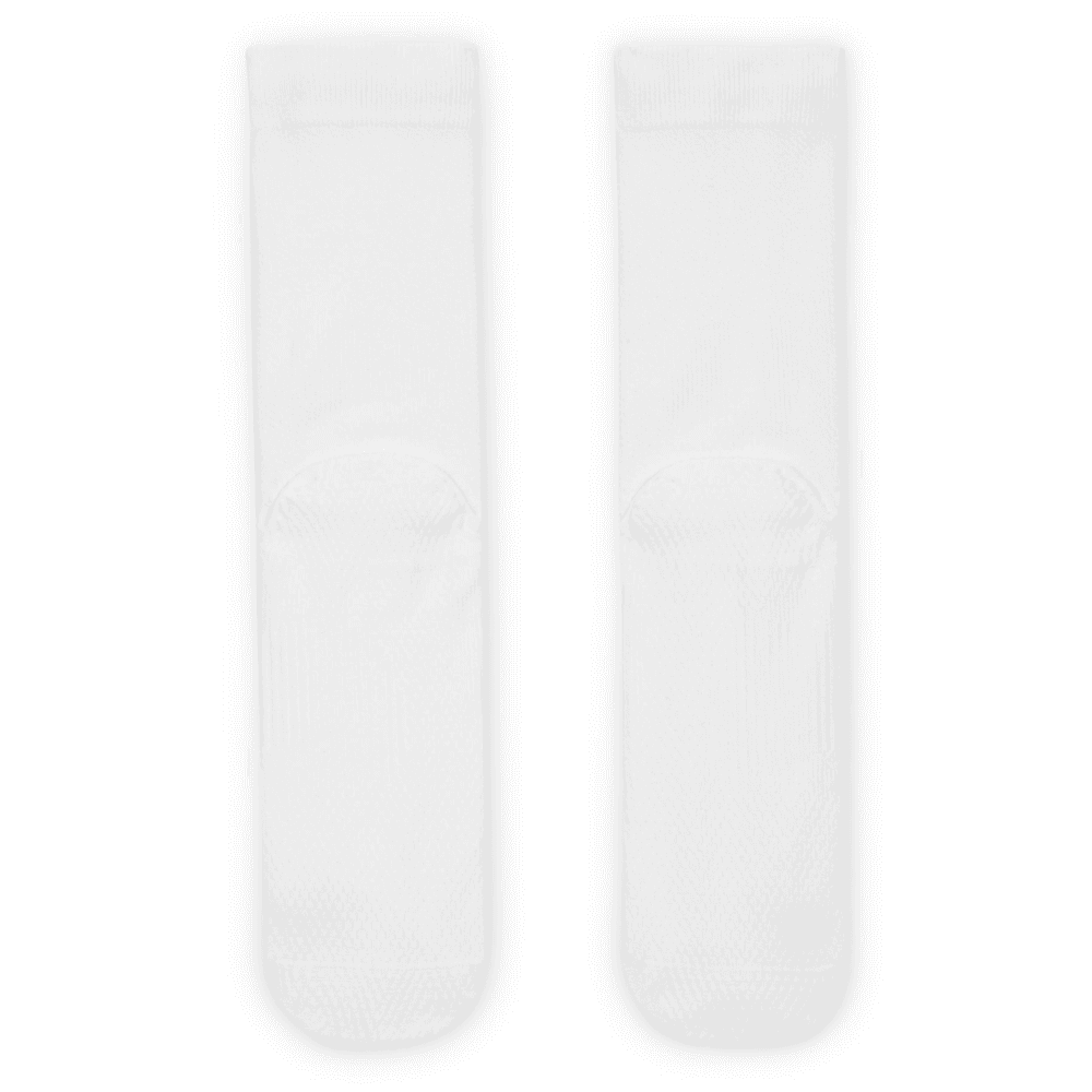 Run Lightweight Running Crew Socks (1 Pair) White/Black/Pure Platinum, view: 2