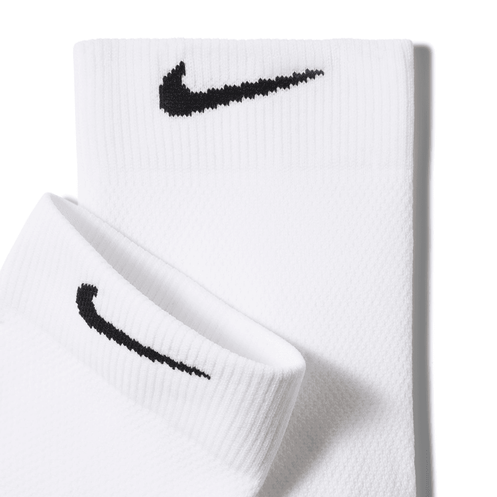 Run Midweight Running Micro-Crew Socks (1 Pair) White/Volt/Black, view: 2