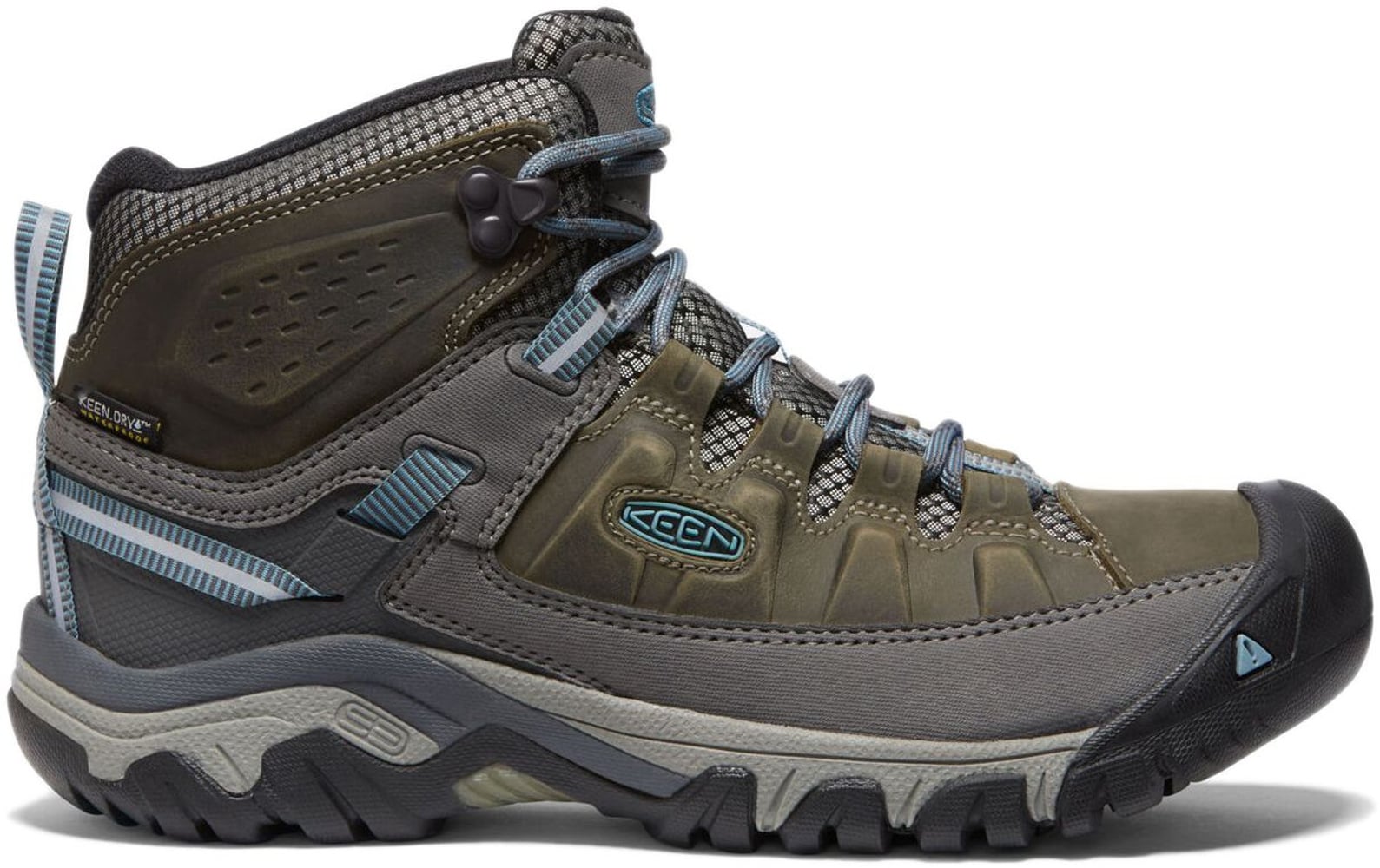 productImage: Keen W's Targhee III Mid Waterproof Magnet/Atlantic Blue