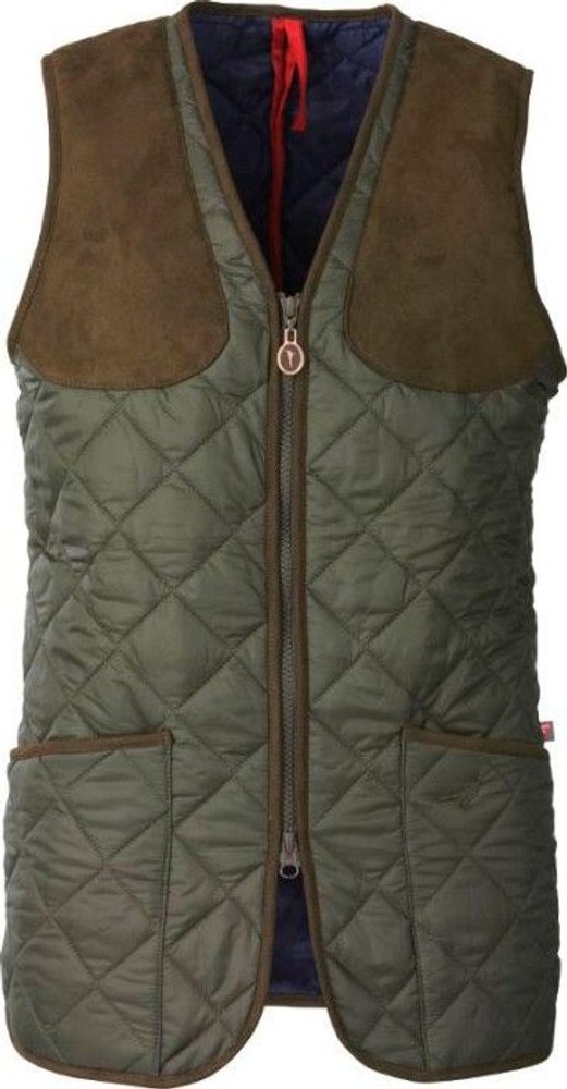 productImage: W's Cheltenham Quilted Shooting Vest Olive