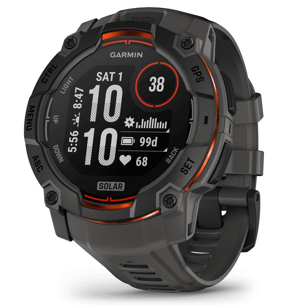 productImage: Instinct 3 Solar 50mm Black / Charcoal