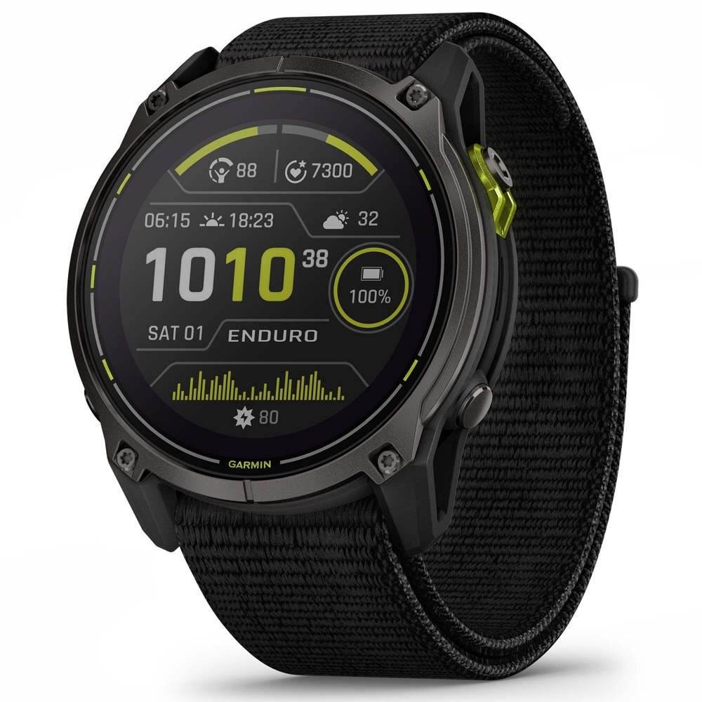 productImage: Enduro 3 DLC Carbon Gray DLC Titanium w/Black Sport Loop