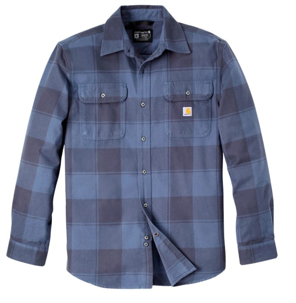 productImage: Flannel L/S Plaid Shirt Navy