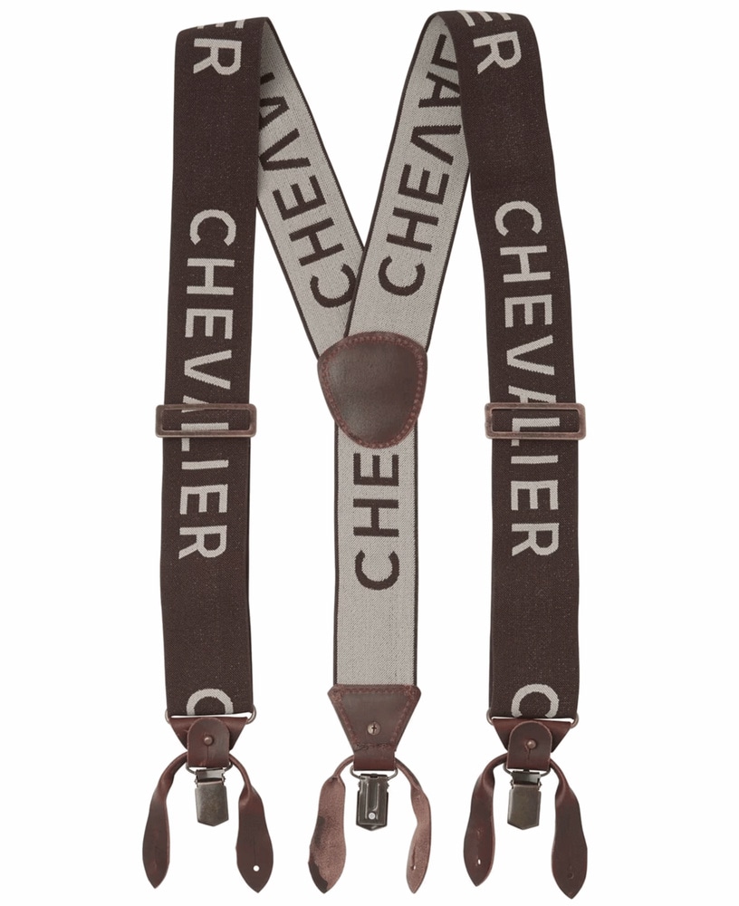 productImage: Chevalier Logo Suspenders Brown