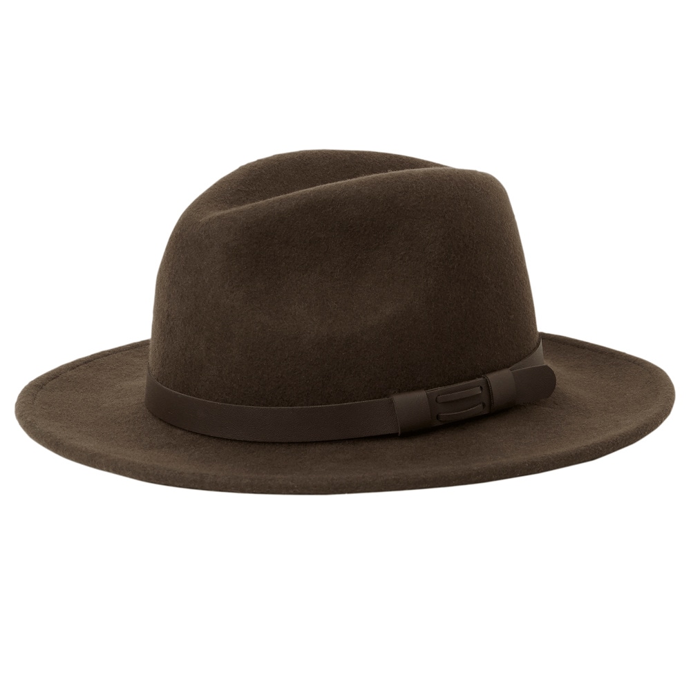 productImage: Skye Wool Hat Leather Brown