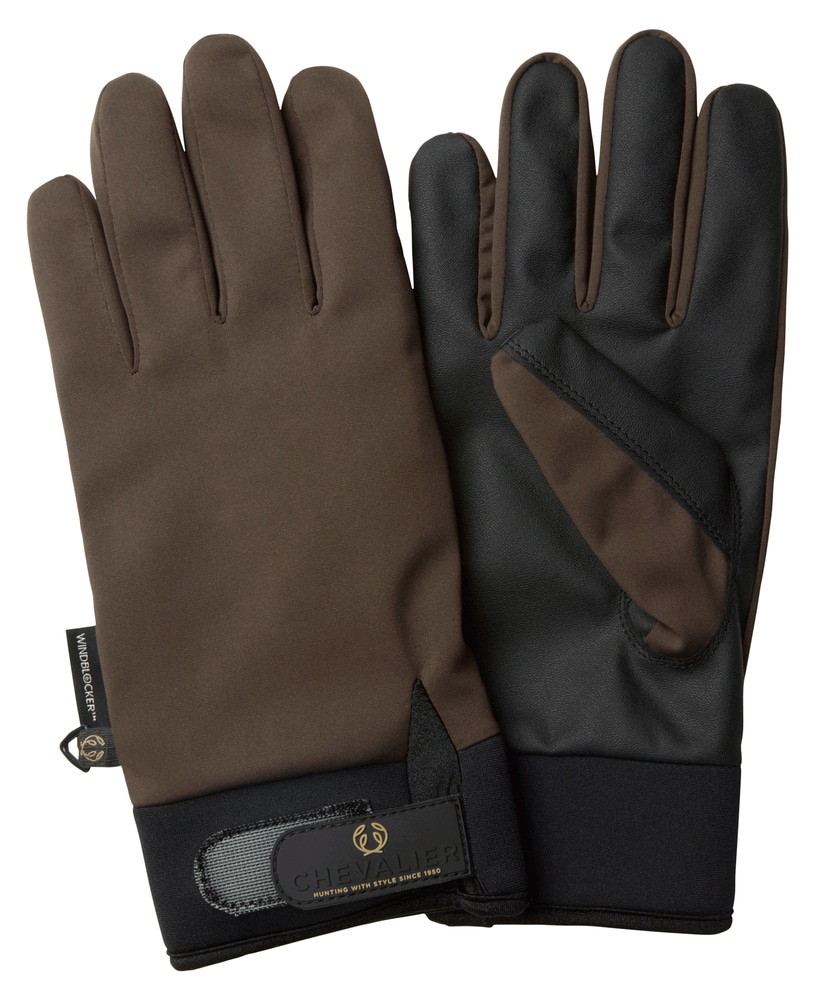 productImage: Windblocker Warm Shooting Gloves Leather Brown