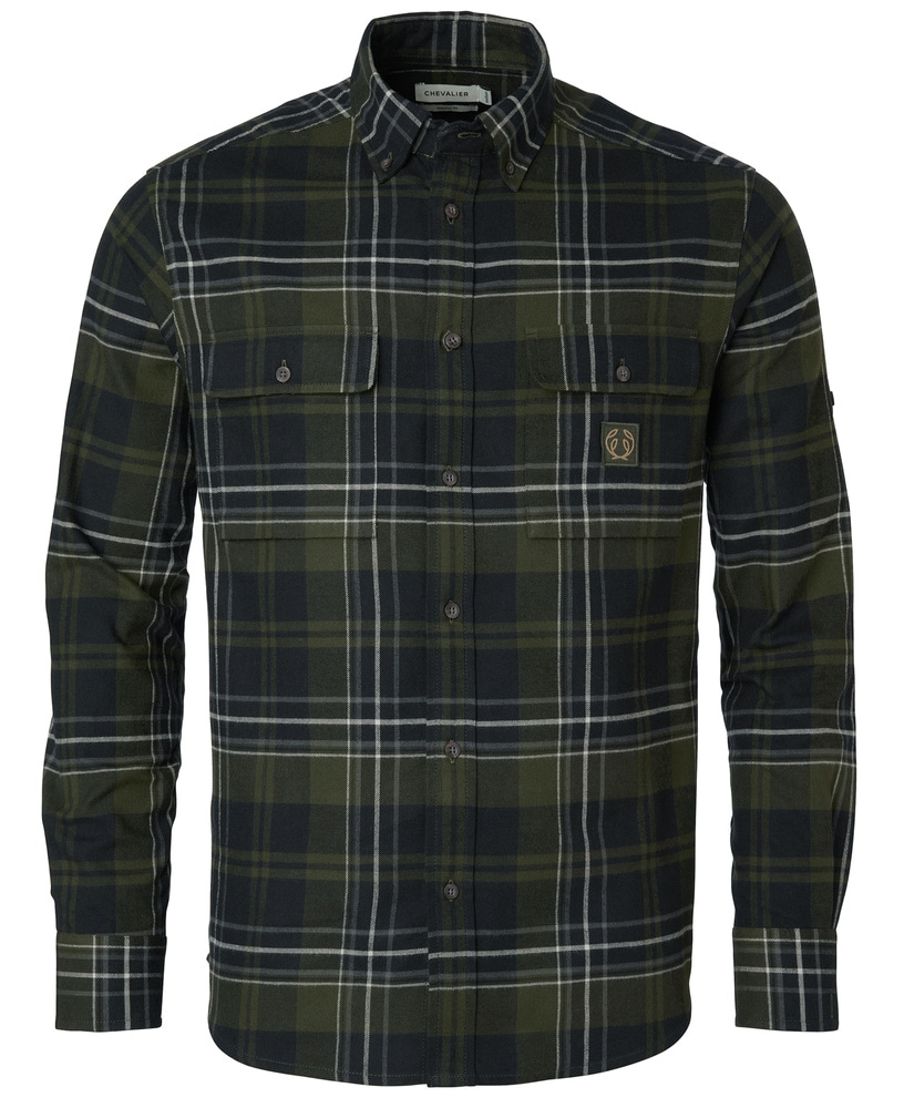 productImage: Heron Flannel Shirt Men October Green Checked