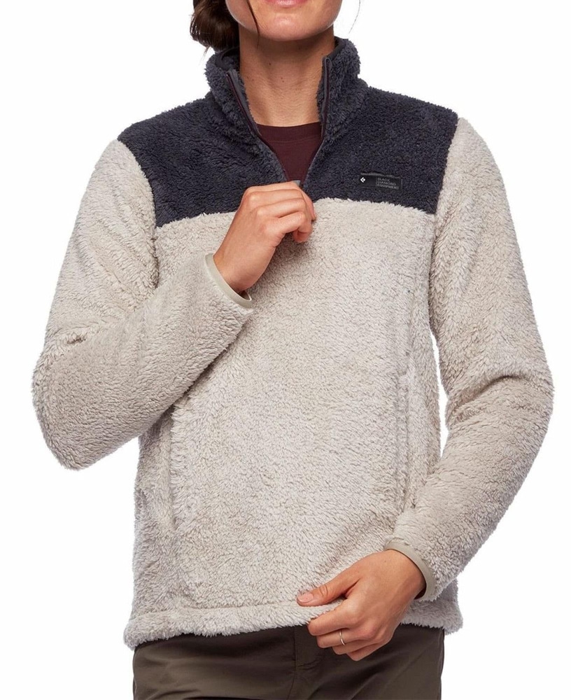 productImage: Roadie Quarter Zip Fleece Wmns Dune-Carbon
