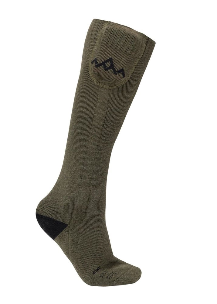 productImage: Heated Everyday Socks w.batteries V2 Olive Green