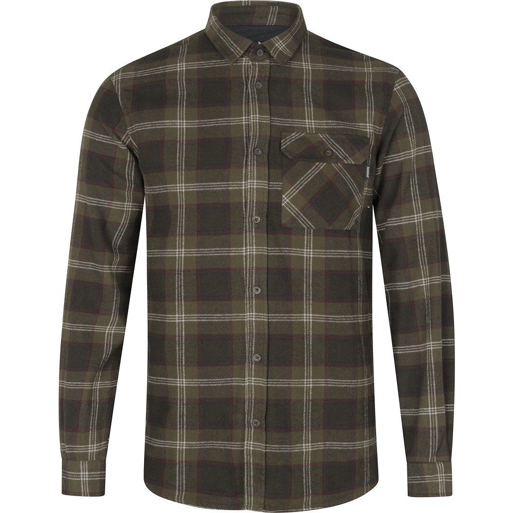 productImage: Glen Flanellskjorte Pine Green Check