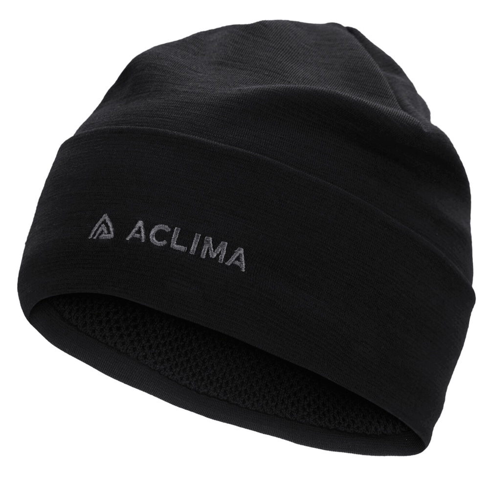 productImage: Aclima WoolNet Original Beanie Jet Black