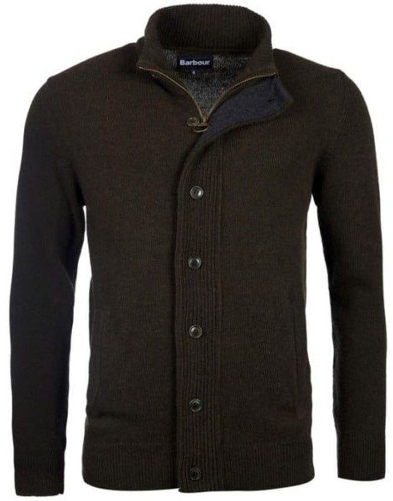 productImage: Ess Patch Zip Through Knitted Jumper Seaweed