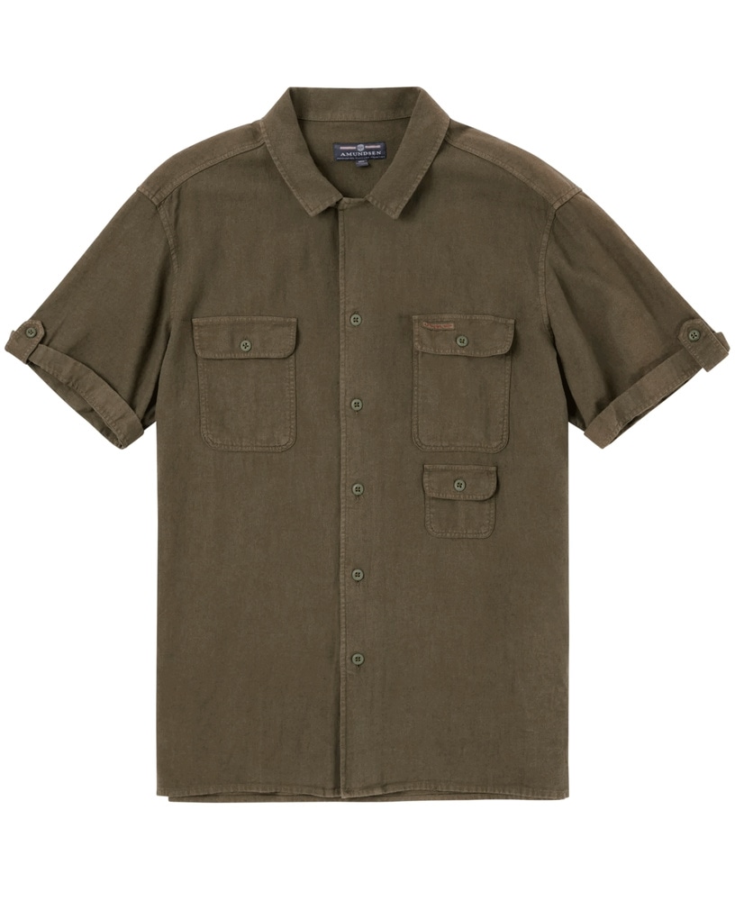 productImage: Traveller's Linen SS Mens Olive