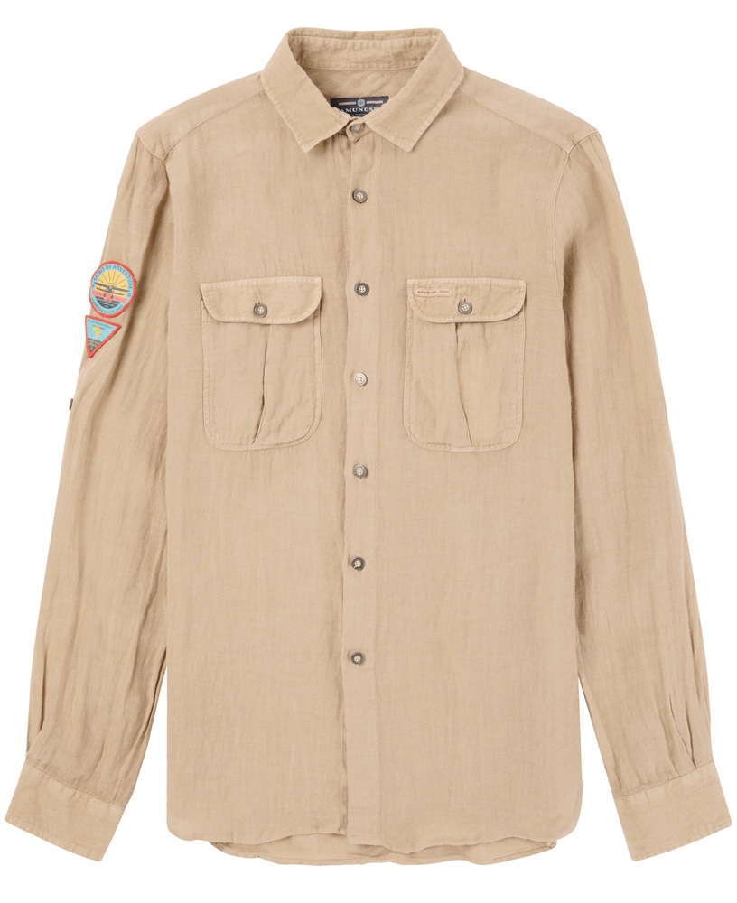 productImage: Safari Linen Shirt Mens Desert
