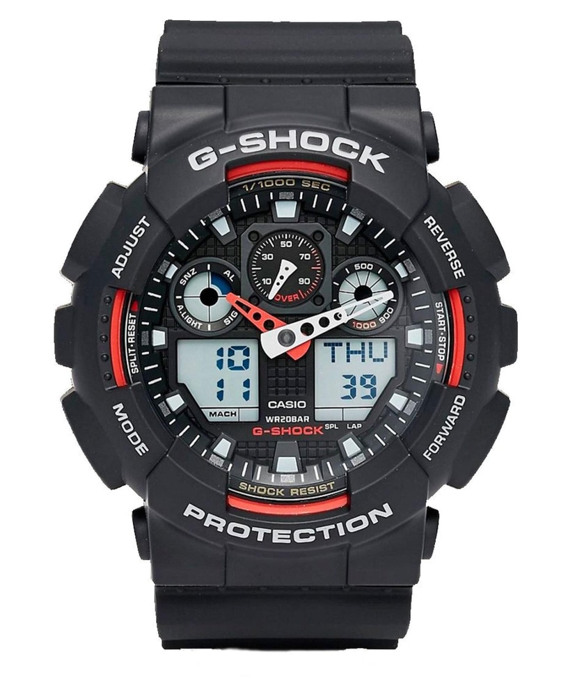 productImage: G-Shock GA-100 Svart/Rød